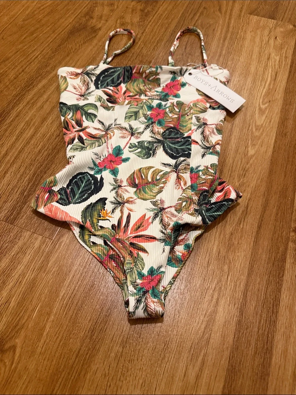 Boys + Arrows Finn loving Las Vegas szM Womens One-Piece swimsuit bathing suit